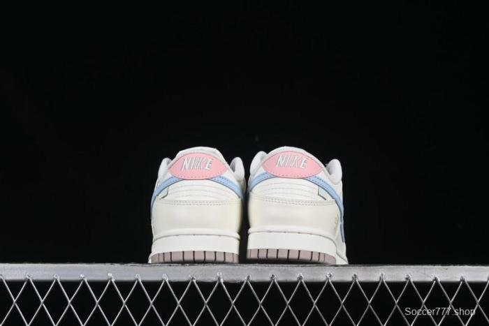 Nike Dunk Low  Pastel Panda  - Cream with Baby Blue & Pink Accents