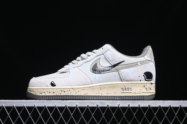 Nike Air Force 1 '07 Low Milk Cookie Custom Low-Top Casual Sneakers for Autumn Winter - KL1210-111