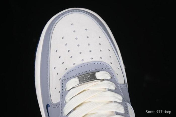 Nike Air Force 1 '07 Low The North Face x CDG Blue Double Swoosh Casual Sneakers - DM6688-019