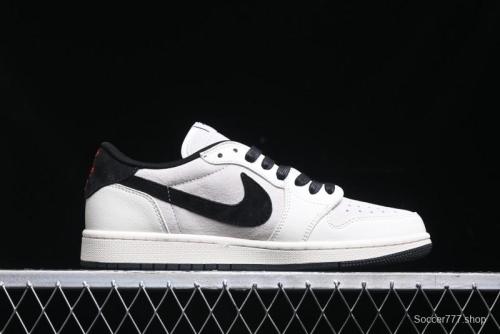 Nike Travis Scott x Fragment Design x Air Jordan 1 Low OG SP Casual Sneakers - XZ6868-002