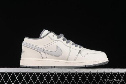 Nike Air Jordan 1 Low OFF-WHITE Collaboration Retro Basketball Shoes - CF3688-022