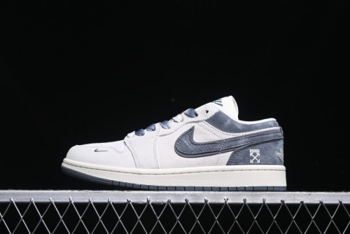 Nike Air Jordan 1 Low OF Collaboration Custom High-End Retro Basketball Shoes - DM9188-002