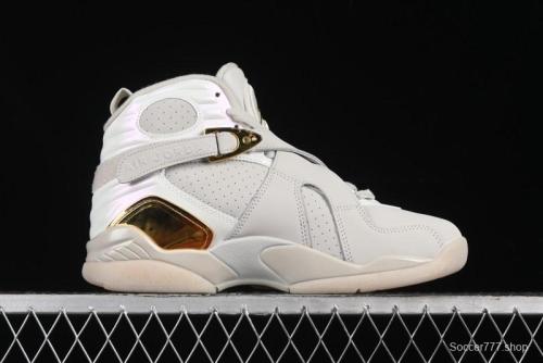 Nike Air Jordan 8 Retro  Champagne  Basketball Shoes Inspired by O'Brien Trophy - 832821-030