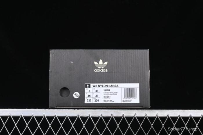 Adidas Wb Nylon x Ad Samba Casual Skate Shoes - IH3261