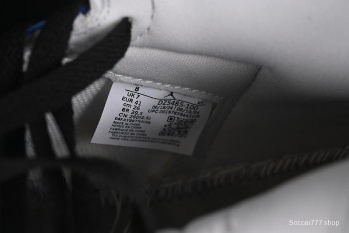 Nike Air Jordan 1 Retro High Basketball Shoes in White Deep Royal Blue - DZ5485-100