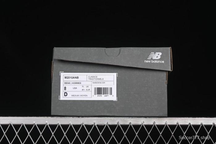 New Balance 2010 Series Retro Casual Running Shoes with Soft Suede and Nylon Mesh - M2010ANB