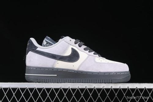 Nike Air Force 1 '07 Low Stussy Collaboration Beige Grey Jade Sole Low-Top Casual Sneakers - XZ6188-196