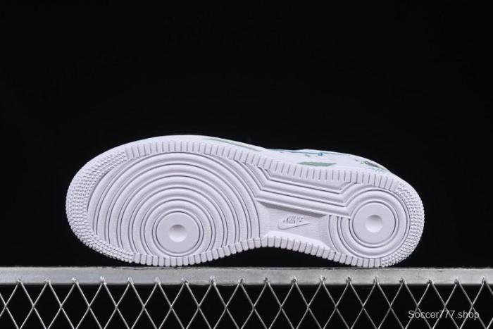 Nike Air Force 1'07 Low  Octopus Brother  SpongeBob Comic Series Squidward Middle East Casual Sneakers - FB8971-060