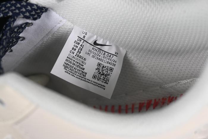 Nike Air Force 1'07 Low Collaboration Sneakers in Dark Blue with Mini Swoosh Logo - HH7518-047