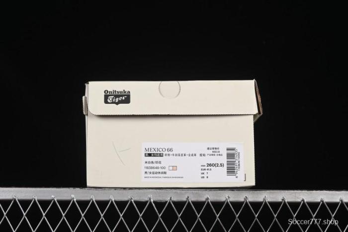Onitsuka Tiger Mexico 66 Low-Top Leather Sneakers - 1183B648-100