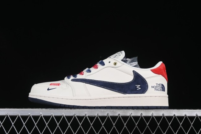 Nike Travis Scott x Fragment Design x Air Jordan 1 Low OG SP AJ1 Low Top Casual Sneakers - FC1688-211