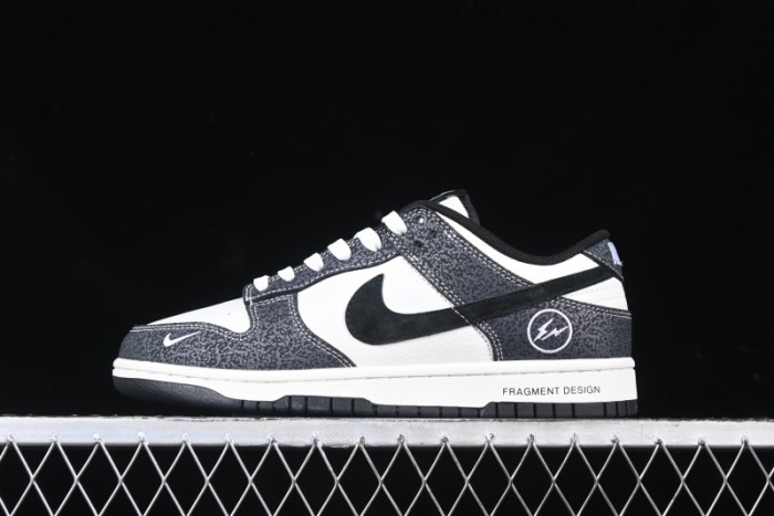 Nike SB Dunk Low Lightning Collaboration Black Swoosh Anniversary Custom Low-Top Skate Shoes - SF1029-401