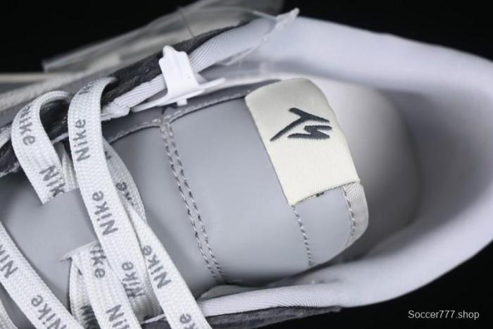 Nike Travis Scott x Fragment Design x Air Jordan 1 Low OG SP AJ1 Retro Sneakers in Traffic Grey - CF3688-055