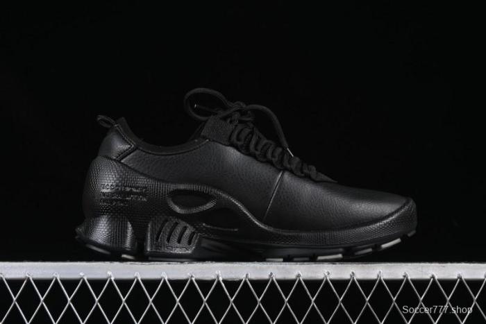 Men's All-Black Premium Leather Sneakers – Sleek & Versatile Design