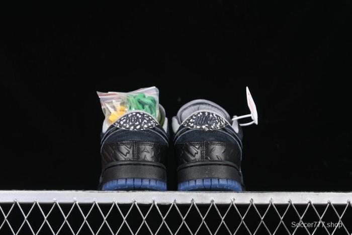 Nike Division Street Dunk Low  Oregon Black  Hidden Colorway Low-Top Casual Sneakers - HV1470-001
