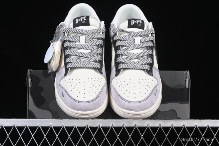 Nike SB Dunk Low BAPE Collaboration Anniversary Customized Low-Top Casual Sneakers - DM6868-031