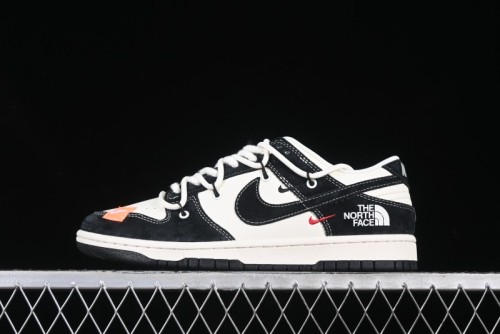 Nike SB Dunk Low The North Face Collaboration Strap Patch Black Swoosh Anniversary Custom Low-Top Casual Skate Shoes - YX5066-256