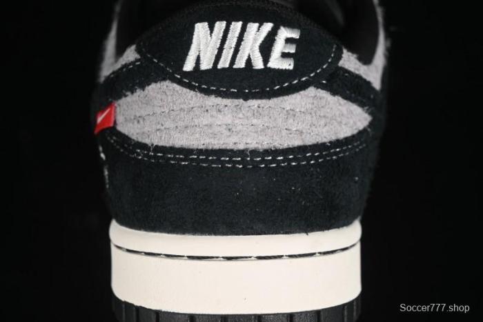 Nike SB Dunk Low Stussy Series - Grey Black with Black Swoosh Anniversary Custom Low-Top Casual Skate Shoes - MM1089-028