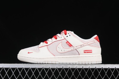 Nike SB Dunk Low Supreme Collaboration Anniversary Custom Low-Top Casual Sneakers - DM6868-033