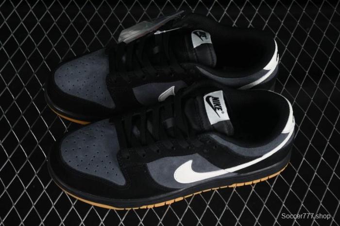 Nike Dunk Low Casual Sneakers in Black-Grey Colorway - HQ1931-001