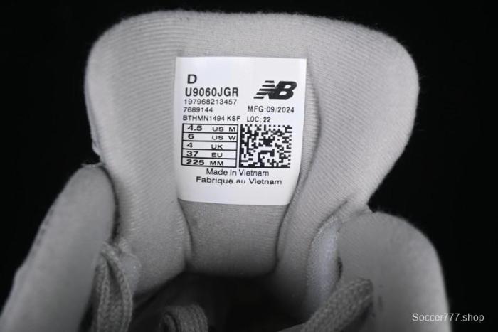 New Balance NB9060 Series Retro Casual Running Shoes with ABZORB Cushioning - U9060JGR