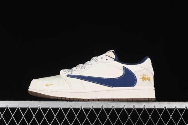 Nike Travis Scott x Fragment Design x Air Jordan 1 Low OG SP AJ1 Retro Sneakers - XY2688-121