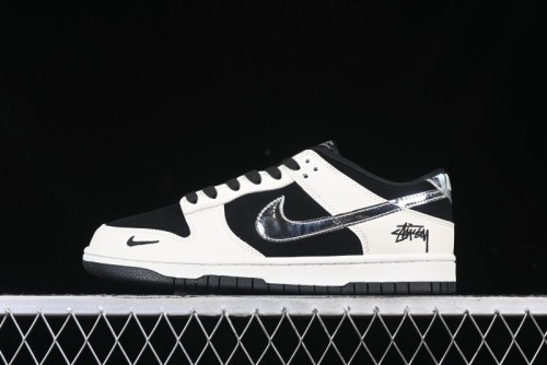Nike SB Dunk Low Stussy Anniversary Edition Customized Low-Top Casual Skate Shoes - KK1333-015