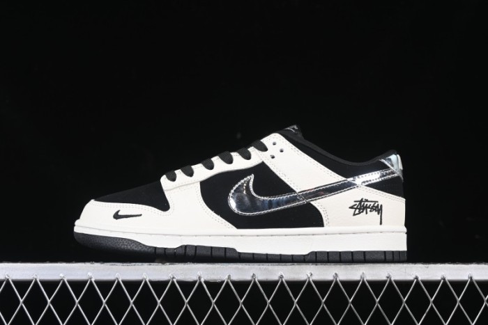 Nike SB Dunk Low Stussy Anniversary Edition Customized Low-Top Casual Skate Shoes - KK1333-015