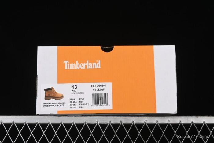 Timberland Classic Mid Waterproof Insulated Boot with Premium Suede Leather - TB10069-1YELLOW