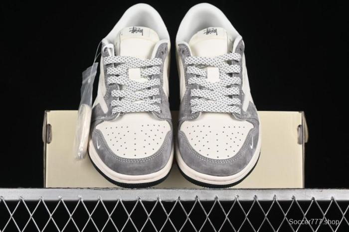 Nike Travis Scott x Fragment Design x Air Jordan 1 Low OG SP AJ1 Retro Sneakers - XY2688-124