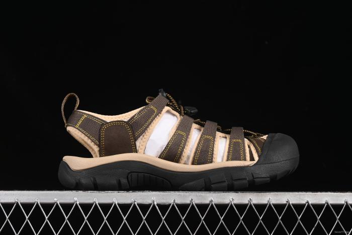 Keen Newport Summer Trendy Woven Elastic Strap Water Hiking Outdoor Sandals - 1022258 Khaki