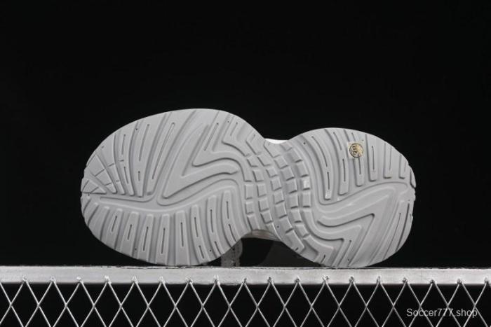 GG-CC Lace Pearl Chain Casual Platform Dad Shoes - 250310 White