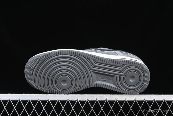 Nike Air Force 1'07 Low  Black Eight  Custom Casual Sneakers for Autumn Winter - YD2425-808