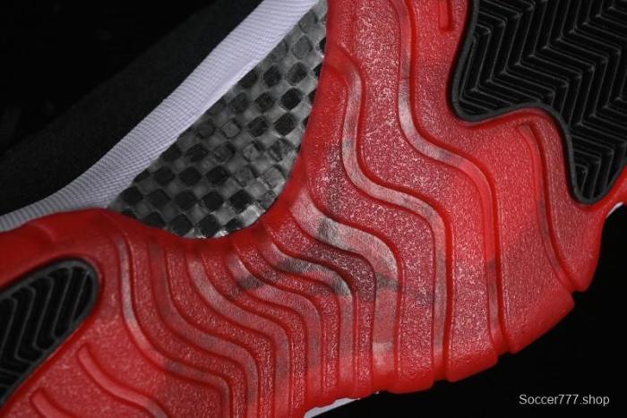 Nike Air Jordan 11 Retro  Bred Velvet  Basketball Shoes with Velvet Overlay - DB5457-061