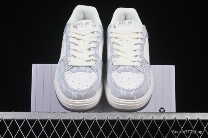 New York Yankees Chunky Liner Mid Denim Monogram Sandals with Thick Sole - 3ASXS015N50GRS