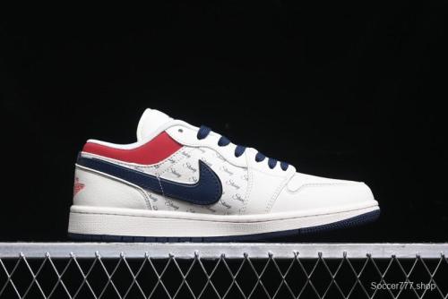 Nike Air Jordan 1 Low AJ1 Stussy Collaboration - Retro Basketball Shoes - XX3318-566