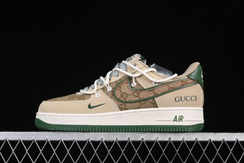 Nike Air Force 1 '07 Low Gucci Collaboration Lace-Up Low-Top Casual Sneakers - SJ1198-102