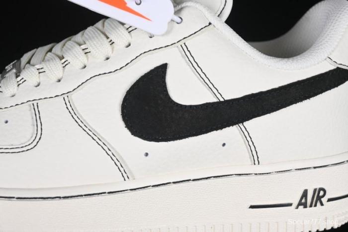 Nike Air Force 1'07 Low Casual Sneakers with Full-Length Air Cushion - HQ2037-200