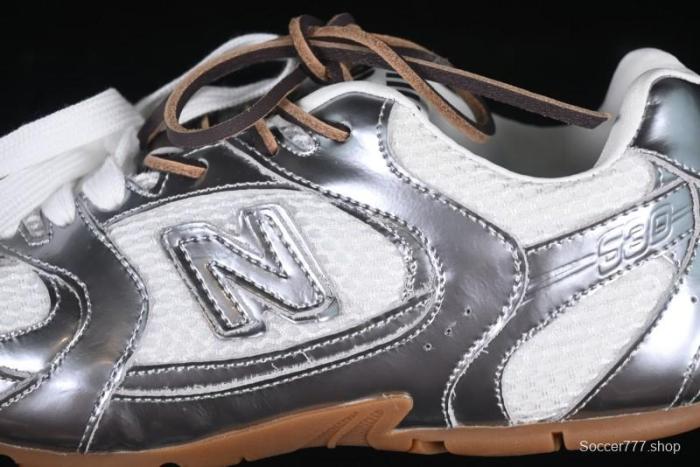 New Balance 530 Metallic Silver Sneakers – Stylish & Sporty Design