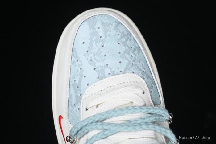 Nike Air Force 1 '07 Low Green Snake Lace-Up Casual Sneakers - KK1988-023