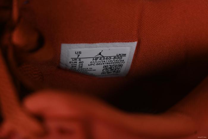 Nike Air Jordan 4 Retro OG  Brick By Brick  High-Top Sneakers with Suede and Leather Upper - HF4340-800