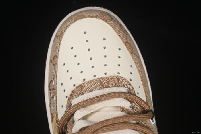 Nike Air Force 1'07 Low Casual Sneakers with McDonald's Collaboration Design - BD0077-111