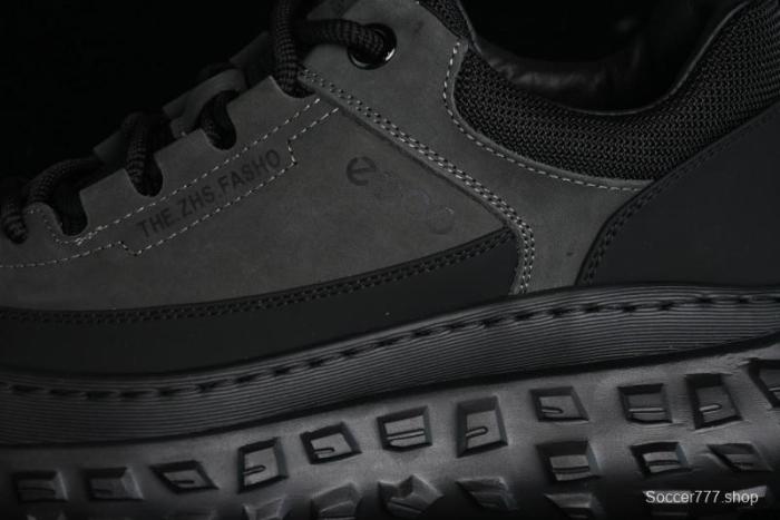 ECCO Off-Road Series Lightweight Cushioned Leather Durable Outdoor Hiking Running Shoes - 63513001001