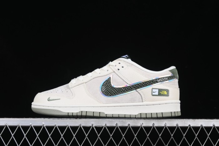 Nike SB Dunk Low The North Face Year of the Snake Anniversary Edition Customized Low-Top Casual Skate Shoes - KK1333-025