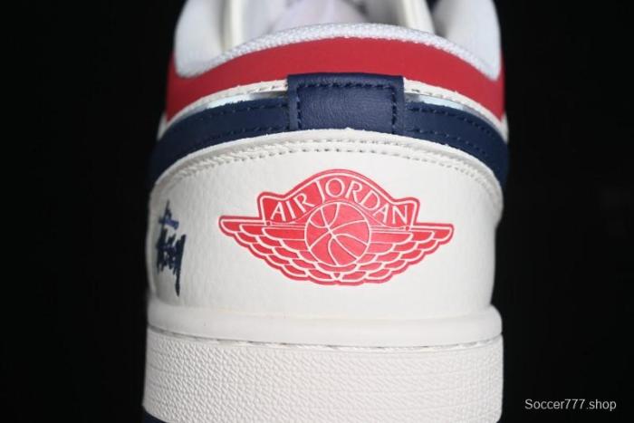 Nike Air Jordan 1 Low AJ1 Stussy Collaboration - Retro Basketball Shoes - XX3318-566