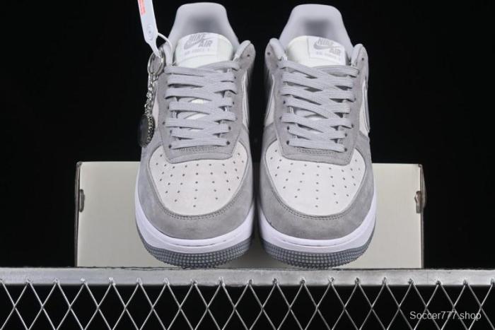 Nike Air Force 1 '07 Low Chrome Hearts Collaboration Silver Grey Low-Top Casual Sneakers - FZ0188-032