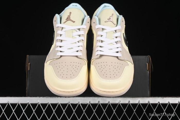 Nike Air Jordan 1 Low Retro Basketball Shoes with Classic Design - HQ3440-101