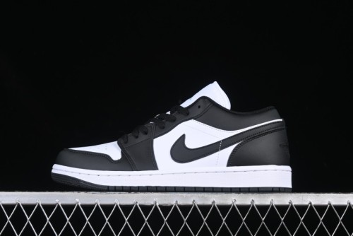 Nike Air Jordan 1 Low AJ1 Black White Panda Low Top Lifestyle Basketball Shoes - 553558-131