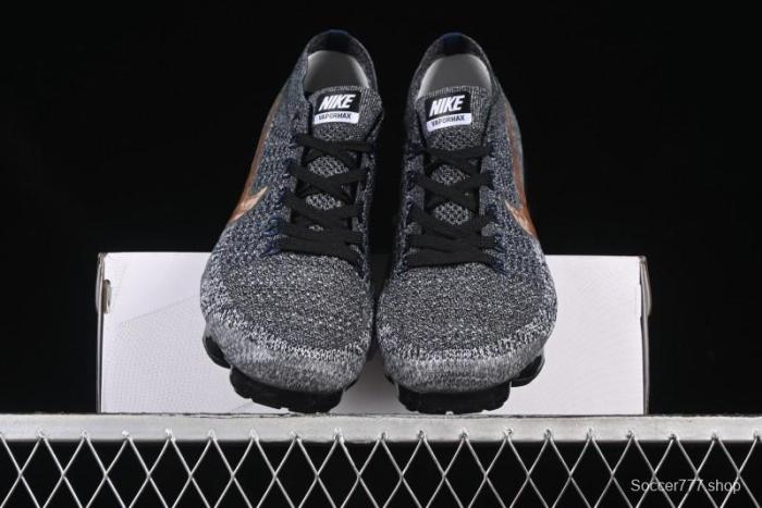 Nike Vapormax Flyknit Breathable Casual Running Shoes with Full-Length Air Cushion - 849558-010