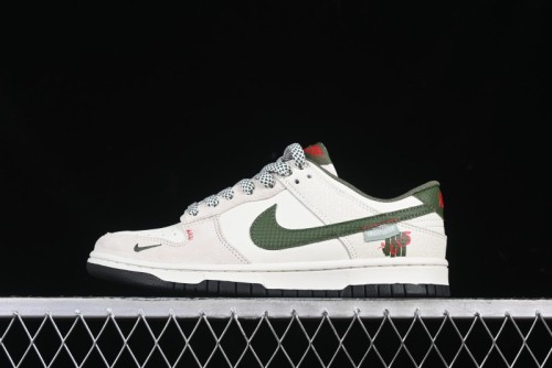 Nike SB Dunk Low UN Collaboration Year of the Snake Limited Edition Green Snake Swoosh Anniversary Custom Low-Top Casual Sneakers - DJ2024-070